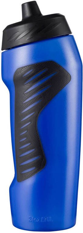 Nike sportbidon 710 ml Hyperfuel blauw zwart