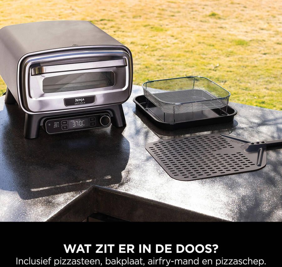 Ninja Artisan Outdoor elektrische pizzaoven & airfryer MO201EU - Foto 5