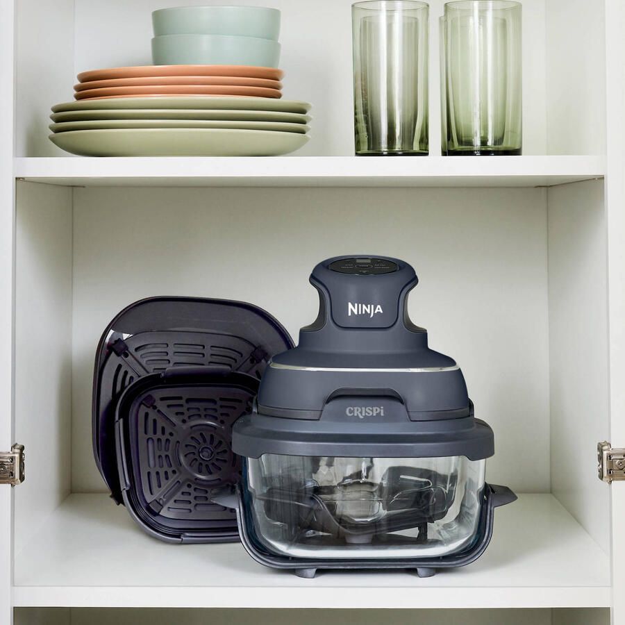Ninja CRISPi 4-in-1 Airfryer met glazen vershoudschalen Antraciet FN101EUGY - Foto 2