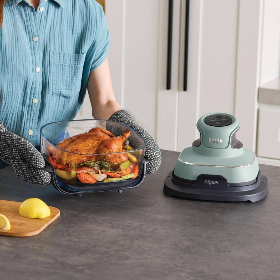 Ninja CRISPi 4-in-1 Airfryer met glazen vershoudschalen Groen FN101EUSG - Foto 3