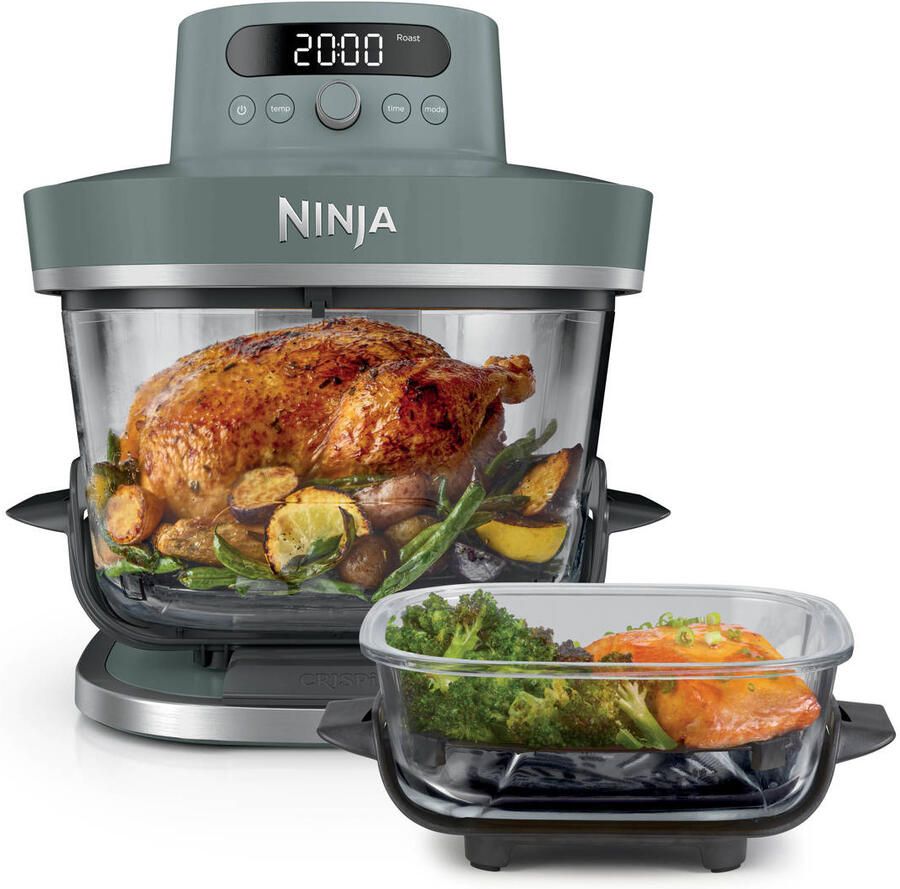 Ninja CRISPi PRO 7-in-1 Glazen Airfryer Groengrijs AS101EUGY