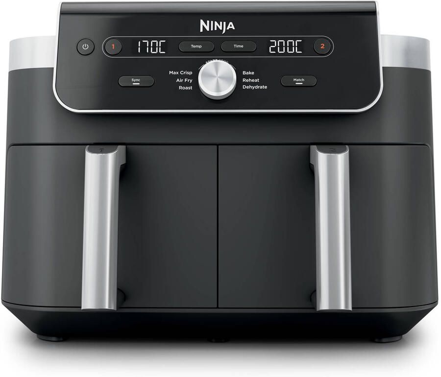 Ninja DualZone XL 9 5 liter Airfryer met 2 lades DZ901EU