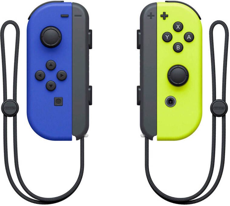 Nintendo Switch Joy-Con controllers blauw geel