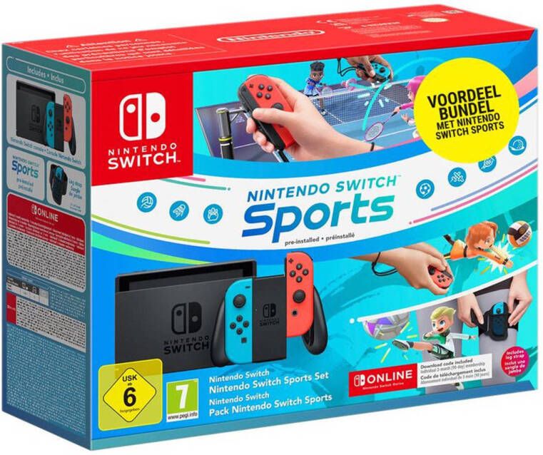 Nintendo Switch + Switch Sports + 3 maanden NSO