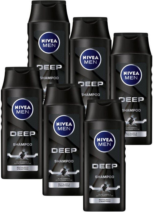 NIVEA Deep Shampoo 6 x 250 ml voordeelverpakking