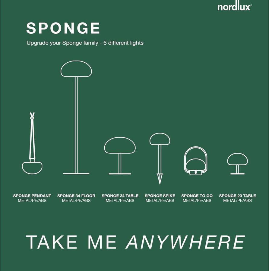 Nordlux Sponge 20 hanglamp ingebouwd LED multifunctioneel IP65 wit - Foto 3