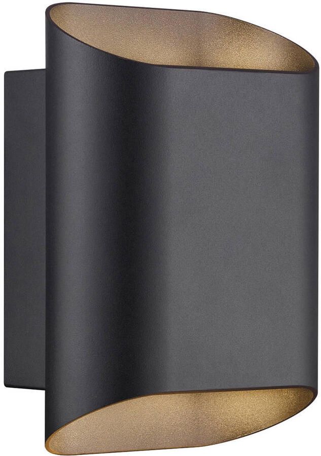 Nordlux wandlamp buiten Nico rond zwart 230 V