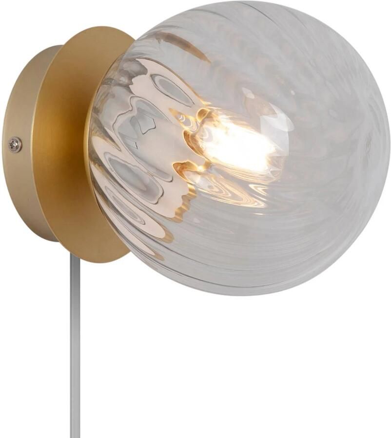 Nordlux Wandlamp Chisell Ø 15 cm mat goud - Foto 4