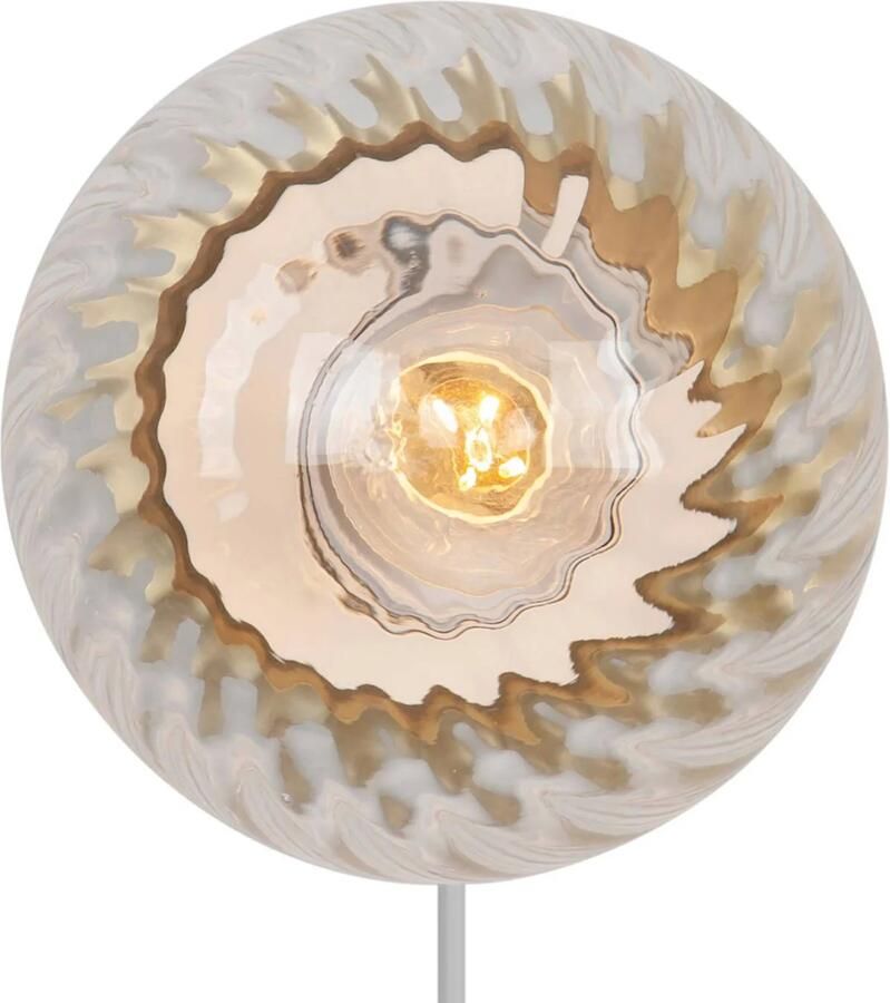 Nordlux Wandlamp Chisell Ø 15 cm mat goud - Foto 6