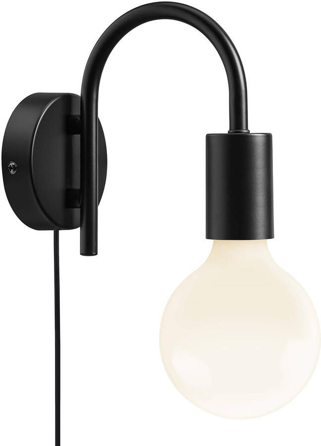 Nordlux PACO Wandlamp E27 1x Rond Zwart - Foto 6