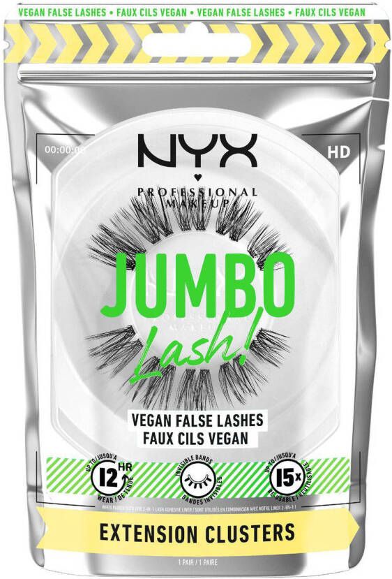 NYX Professional Makeup Jumbo Lash! Vegan False Lashes LGLA01 Extension Clusters