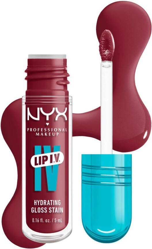 NYX Professional Makeup Lip IV Hydraterende Lipgloss 07 Bubblegum Burst