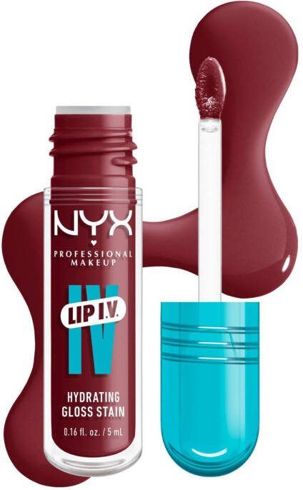 NYX Professional Makeup Lip IV Hydraterende Lipgloss 08 Drippin' In Rose