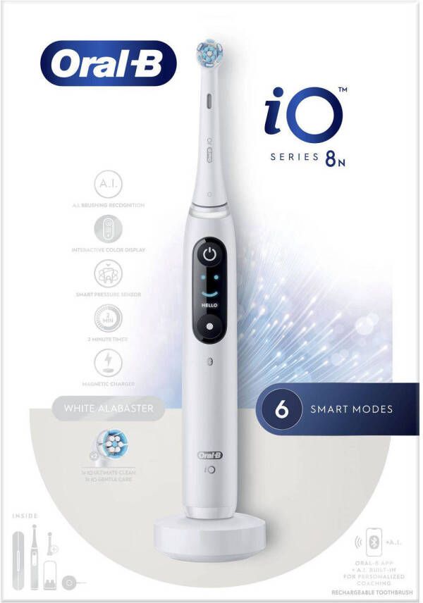 Oral-B IO 8N elektrische tandenborstel Wit