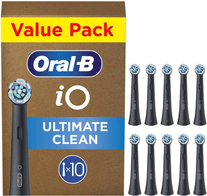 Oral-B iO Ultimate Clean opzetborstels zwart 10 stuks