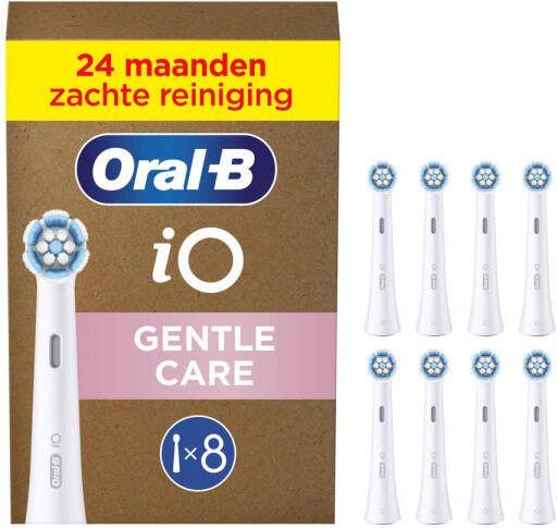 Oral-B iO Gentle Care opzetborstels wit 8 stuks