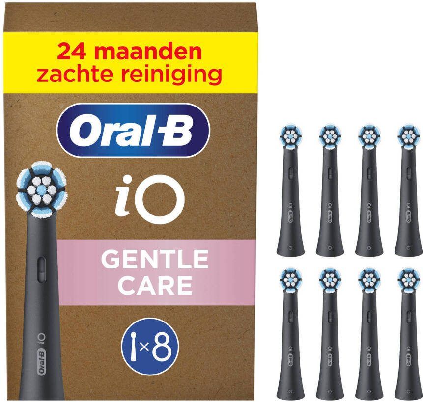 Oral-B iO Gentle Care opzetborstels zwart 8 stuks