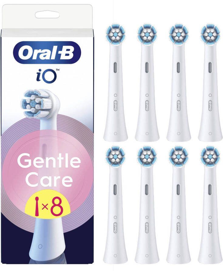 Oral-B iO Gentle Care opzetborstels wit 8 stuks