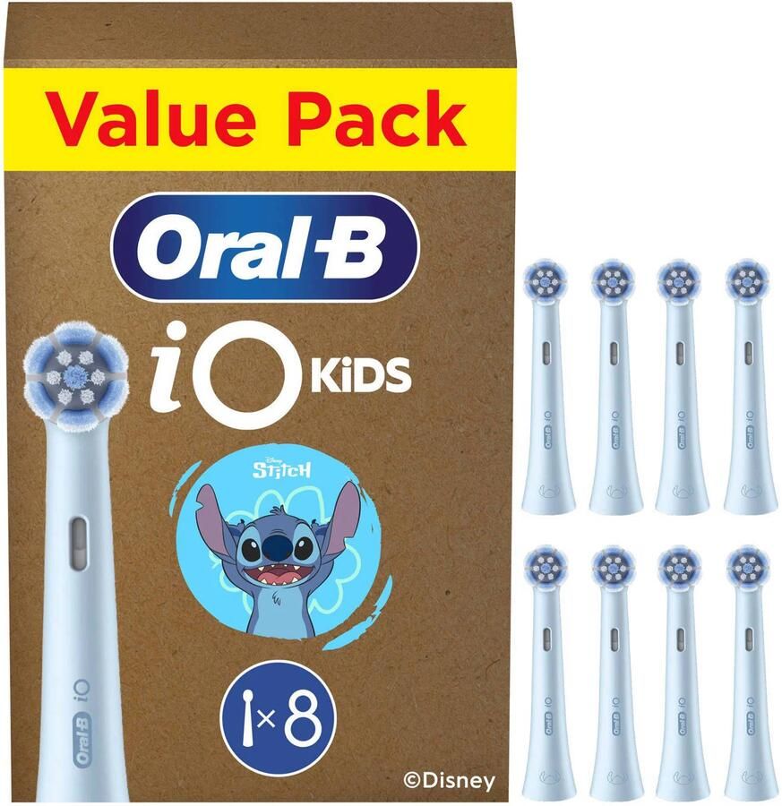 Oral-B iO Kids 6+ Disney Stitch opzetborstels 8 stuks