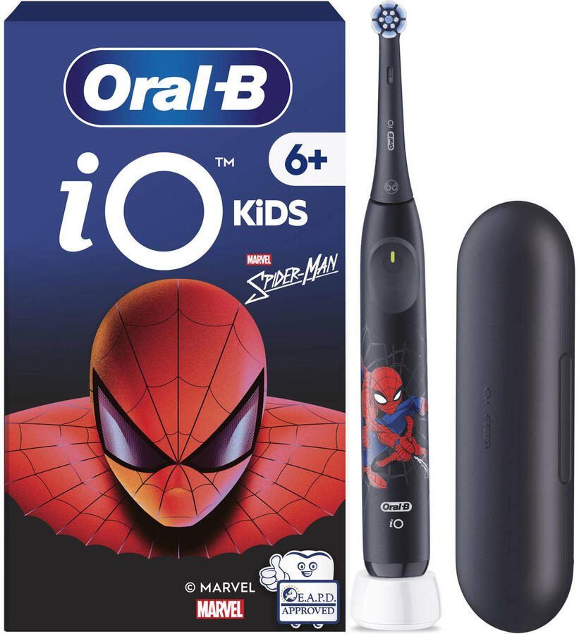 Oral-B iO Kids Marvel Spiderman elektrische tandenborstel + 1 opzetborstel + 1 reisetui
