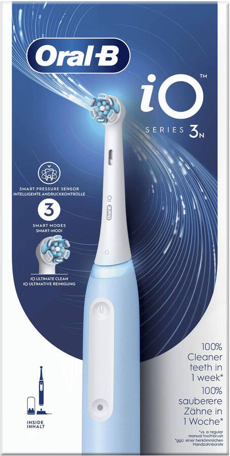 Oral B Oral-B Elektrische Tandenborstel iO 3 Ice Blue - Foto 4
