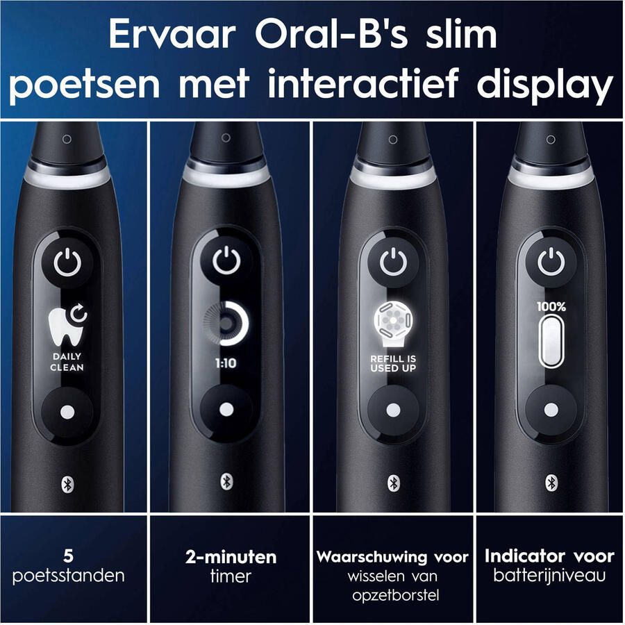 Oral B Oral-B iO 6 Black & Pink Elektrische Tandenborstels Ontworpen Door Braun - Foto 3