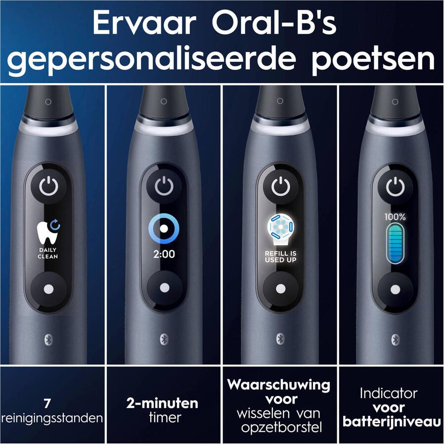 Oral B Oral-B iO 9N Black Elektrische Tandenborstel Ontworpen Door Braun