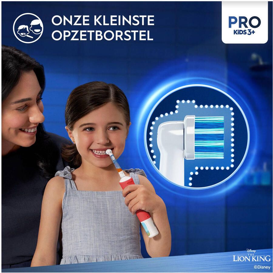 Oral B Oral-B Pro Kids The Lion King Elektrische Tandenborstel Ontworpen Door Braun - Foto 4