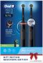 Oral B Oral-B Pro 3 3900 Duo 2 x Zwarte Elektrische Tandenborstel met extra opzetborstel - Thumbnail 3