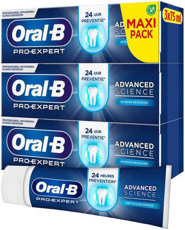 Oral-B Pro -Expert Advanced Science Intense Reiniging tandpasta voordeelverpakking 225 ml