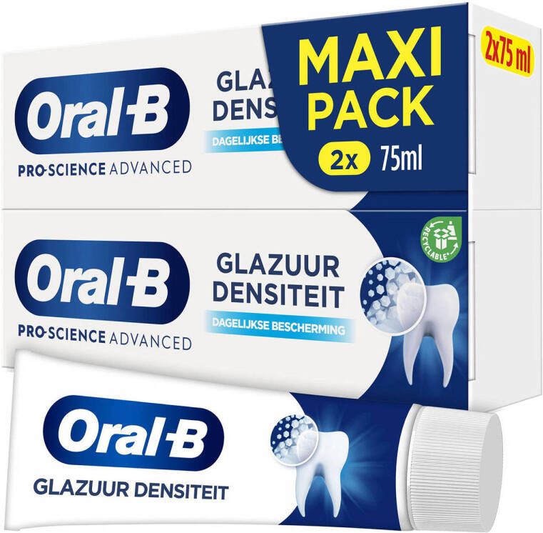 Oral-B Pro -Science Dagelijkse Bescherming tandpasta  voordeelverpakking 2 x 75 ml