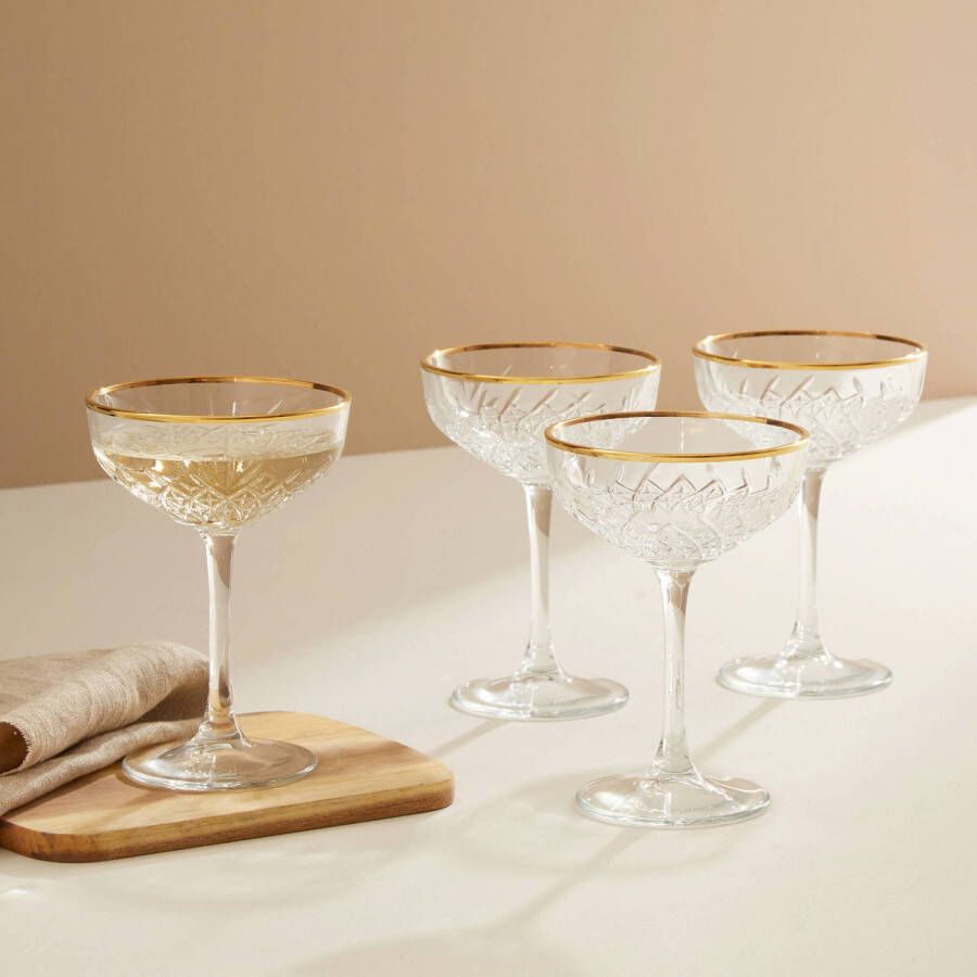 Pasabahce champagneglas (set van 4)