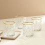 Coppens Pasabahce Tumbler met gouden rand Timeless 35.5 cl Transparant Goud Luxe drinkglas voor stijlvolle gelegenheden - Thumbnail 3