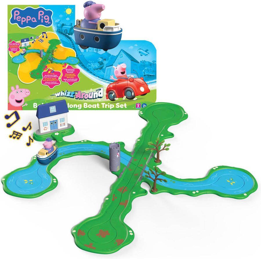 Peppa Pig Whizz Around Bobbing Along Boat Set
