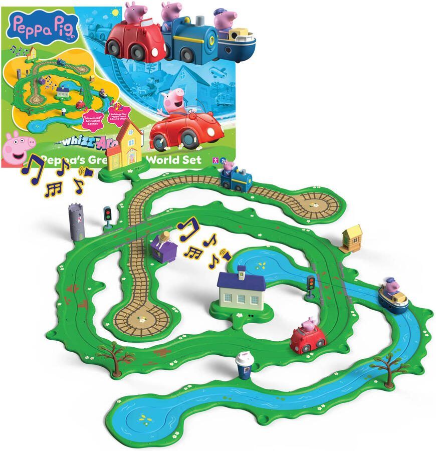Peppa Pig Whizz Around Peppa's Great Big World Set