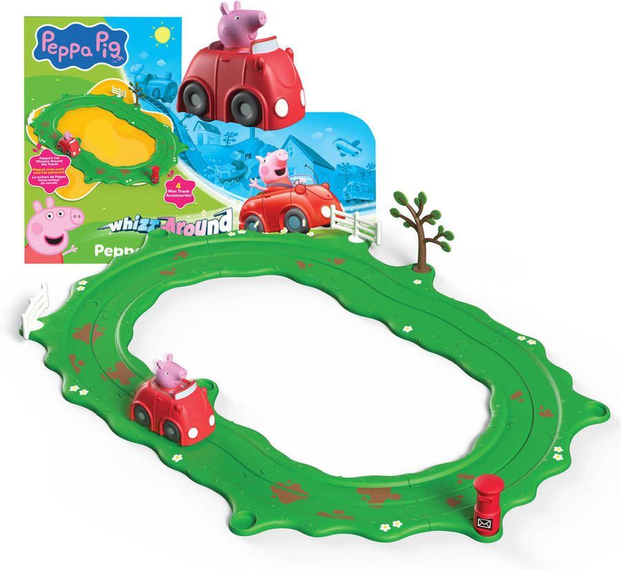 Peppa Pig Whizz Around Peppa's Little Red Car Set
