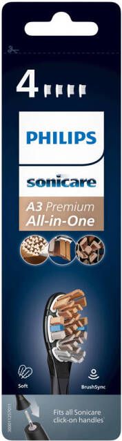 Philips Sonicare opzetborstels A3 Premium All-in-One HX9094 11 4 stuks