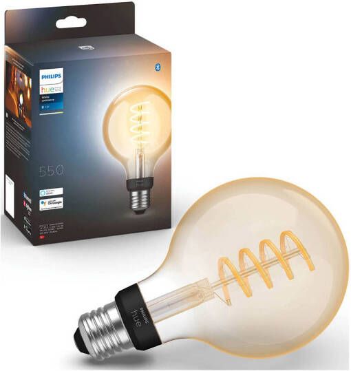 Philips Hue filament globelamp G93 warm tot koelwit licht 1-pack E27