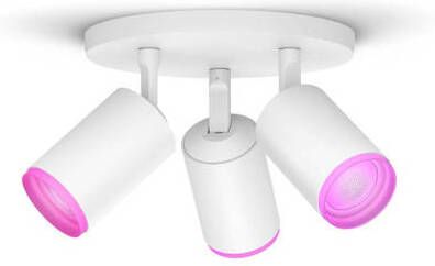 Philips Hue Fugato 3-lichts spotbalk wit en gekleurd licht