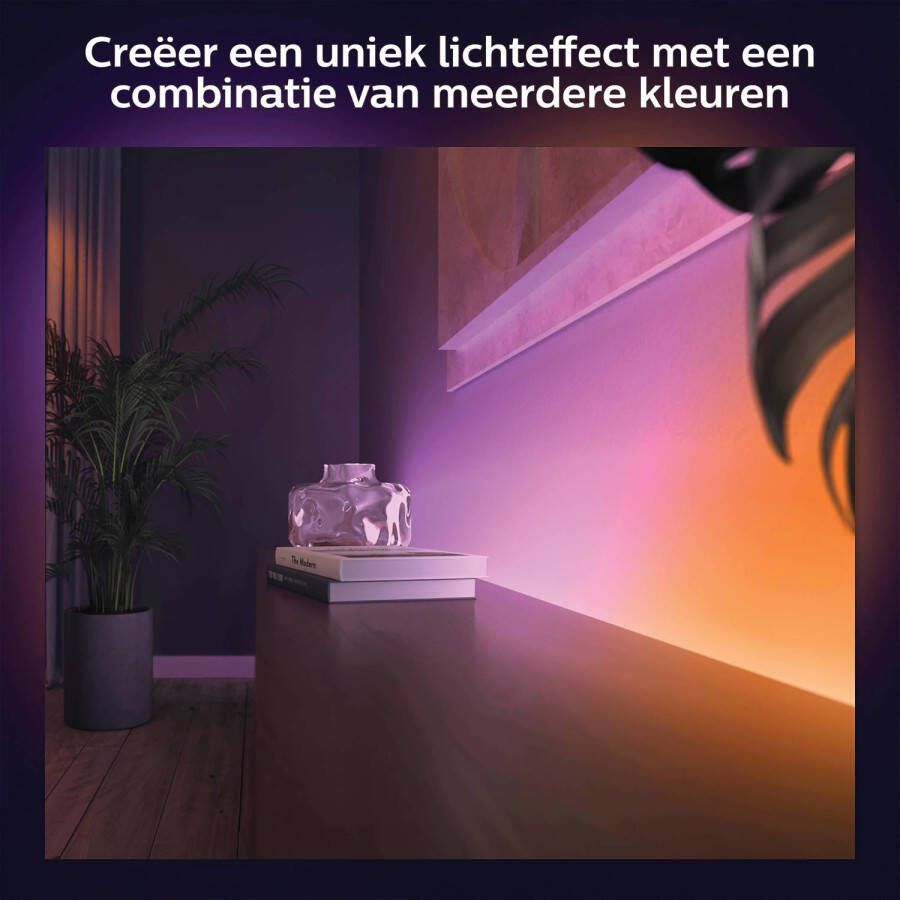 Philips Hue gradient lightstrip wit en gekleurd licht 2m basis