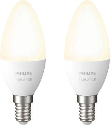 Philips Hue LED lamp kaarslamp E14 duopack