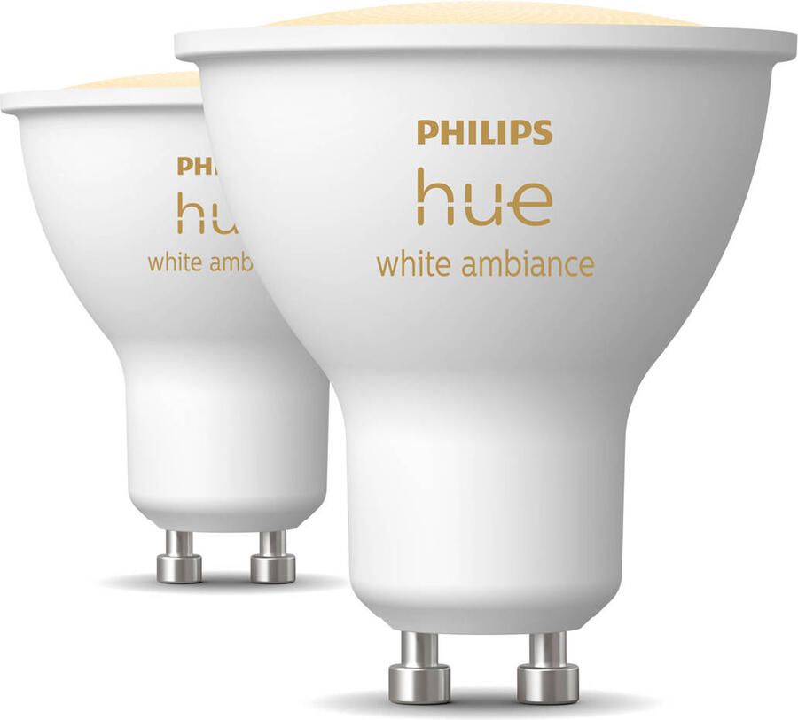 Philips Hue Spot warm-tot koelwit licht 2 pack GU10 - Foto 4
