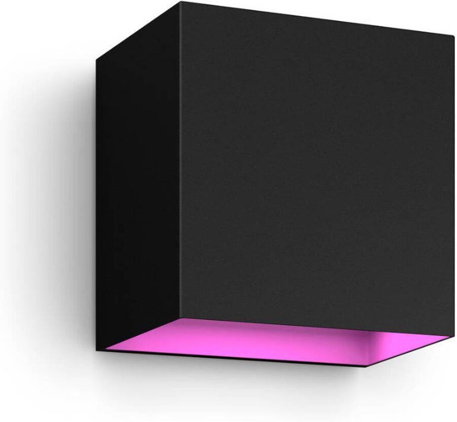 Philips Hue Resonate Down muurlamp wit en gekleurd licht zwart … - Foto 3