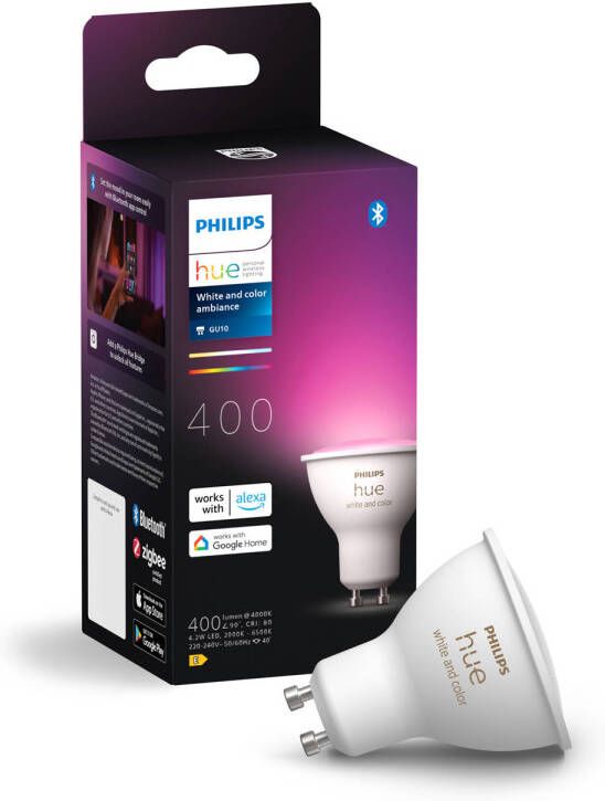 Philips Hue Spot wit en gekleurd licht 1 pack GU10