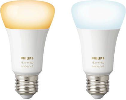 Philips Hue white ambiance E27 Bluetooth duopak