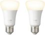 Philips Hue White Smart LED-lampen E27 Bluetooth-compatibel pak van 2 - Thumbnail 3