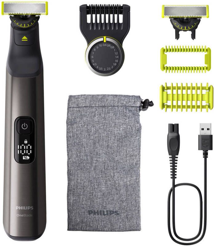Philips OneBlade Pro 360 Face & Body QP6552 15 trimmer scheerapparaat en styler