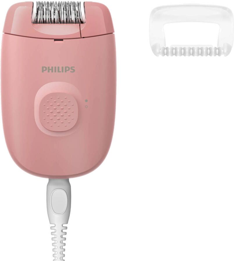 Philips Epilator Series 2000 met massagekapje – langdurig haarvrij – soft blossom – Met snoer – BRE227 00 - Foto 4