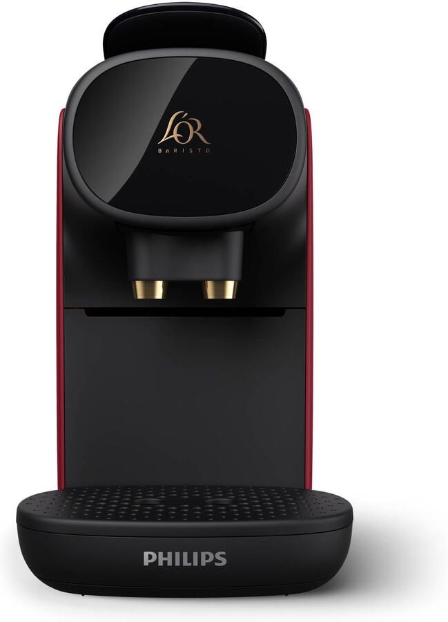 Philips L'Or Barista Sublime LM9012 50 Koffiecupmachine voor L'Or Espresso & Barista Koffiecups Zwart Rood - Foto 2