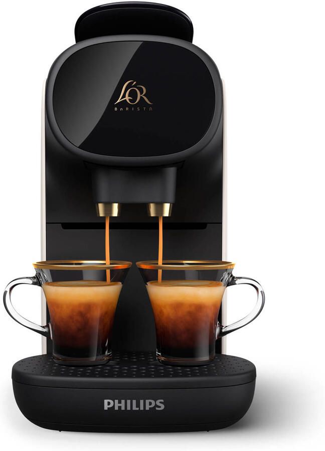 Philips L'Or Barista Sublime LM9012 00 Koffiecupmachine voor L'Or Espresso & Barista Koffiecups Zwart Wit - Foto 5
